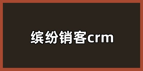 缤纷销客crm